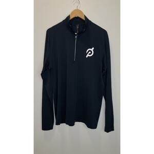 Peloton x Lululemon Metal Vent Tech Zip Pullover Jacket Navy Blue Men's Size XL